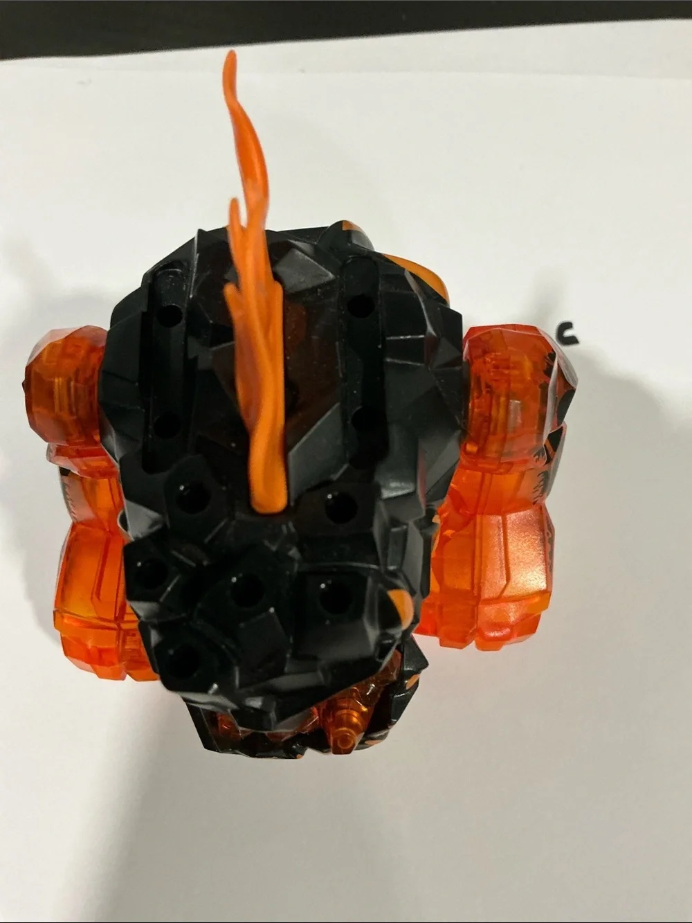 LEGO Power Miners Eruptorr Minifigure Rock Monster Trans Orange
